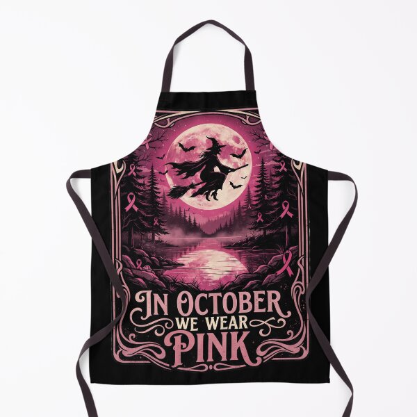 Item preview, halloween witch pink, Pink Awareness Fighter, In October We Wear Pink designed and sold by world+167.