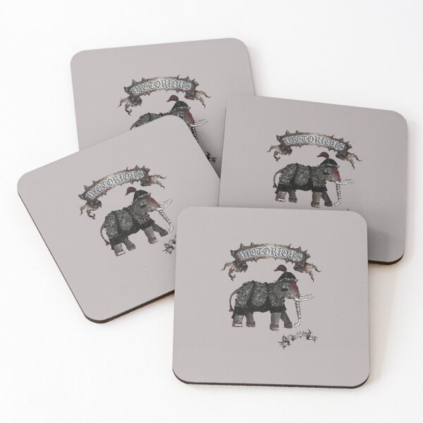 Item preview, Armored War Elephant Sketch Banner Art-49 designed and sold by AnneliesMann.