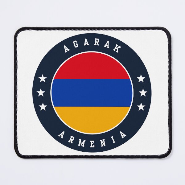 Item preview, Agarak Armenia Armenian Flag Souvenir Round Badge Crest designed and sold by jeshands.