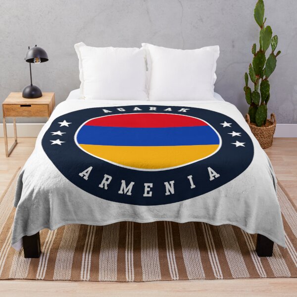 Item preview, Agarak Armenia Armenian Flag Souvenir Round Badge Crest designed and sold by jeshands.