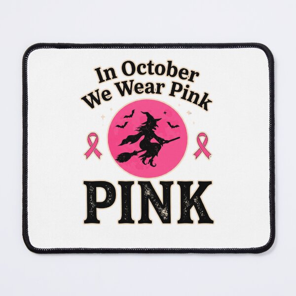 Item preview, halloween witch pink, Pink Awareness Fighter, In October We Wear Pink designed and sold by world+167.