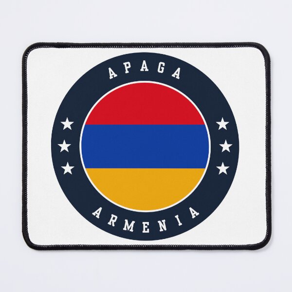 Item preview, Apaga Armenia Armenian Flag Souvenir Round Badge Crest designed and sold by jeshands.