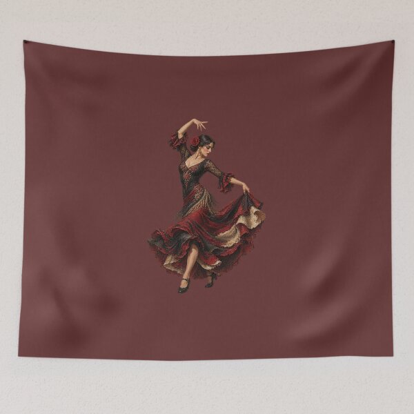 Item preview, Classical Flamenco Dancer Art designed and sold by PrintGo26.