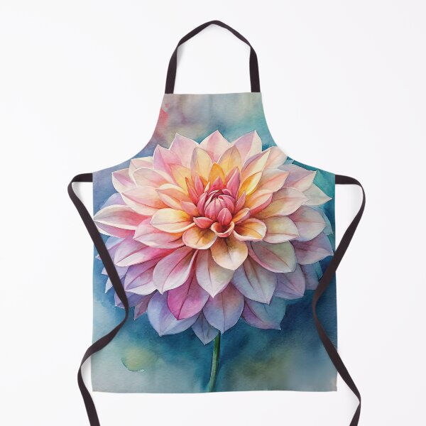 Item preview, Watercolor Dahlia – Elegant Floral Botanical Art designed and sold by Amsafjol.
