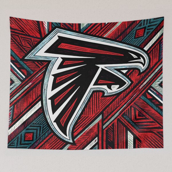 Item preview, Atlanta Falcons Woodcut designed and sold by COSMIC SUDZ.