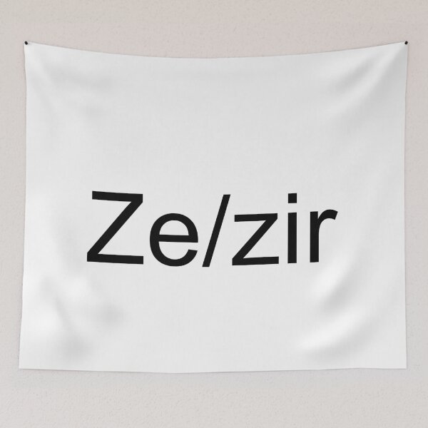 Item preview, Pronouns - Ze/zir designed and sold by AYTFA.