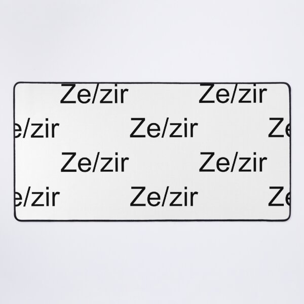 Item preview, Pronouns - Ze/zir designed and sold by AYTFA.