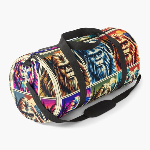 Item preview, Bigfoot Sasquatch 9 Faces Retro Wilderness Pop Art designed and sold by Swanny's Custom T-shirt and Gift Designs.