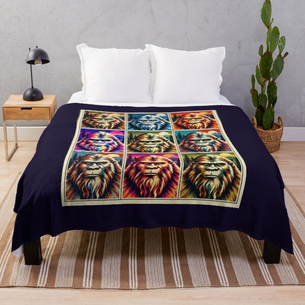 Item preview, Bigfoot Sasquatch 9 Faces Retro Wilderness Pop Art designed and sold by Swanny's Custom T-shirt and Gift Designs.