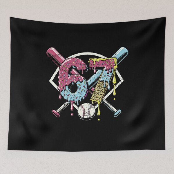 Item preview, Number 67 Sweet Donut Baseball Sports Cute Design designed and sold by GiftsProShop.