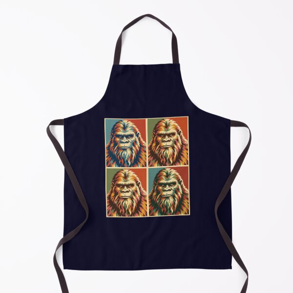 Item preview, Bigfoot Sasquatch 4 Faces Retro Wilderness Pop Art designed and sold by Swanny's Custom T-shirt and Gift Designs.