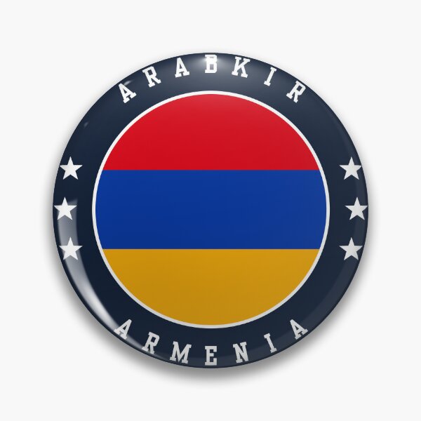 Item preview, Arabkir Yerevan Armenia Armenian Flag Souvenir Round Badge Crest designed and sold by jeshands.