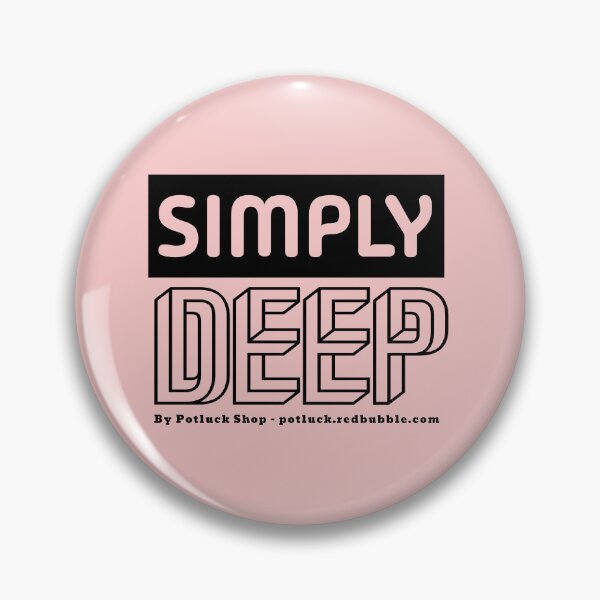 Item preview, Simply DEEP - Impossible Font Version designed and sold by potluck.