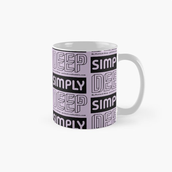 Item preview, Simply DEEP - Impossible Font Version designed and sold by potluck.