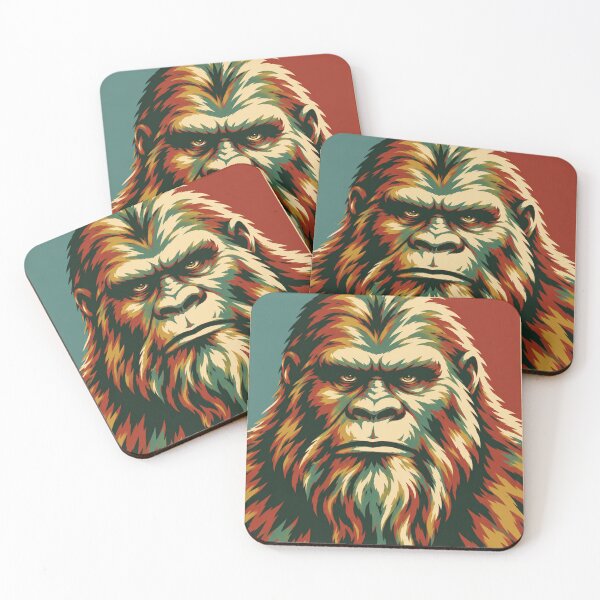 Item preview, Bigfoot Sasquatch Retro Wilderness Pop Art designed and sold by Swanny's Custom T-shirt and Gift Designs.