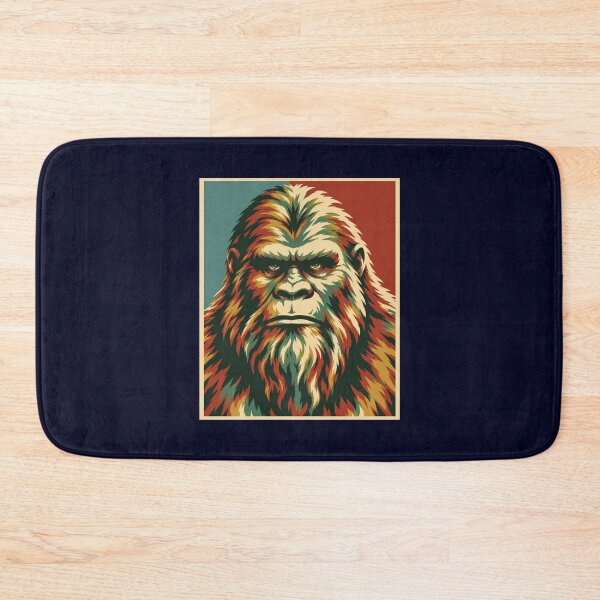 Artikelvorschau, Bigfoot Sasquatch Retro Wildnis Pop Art entworfen und verkauft von Swanny's Custom T-shirt and Gift Designs.