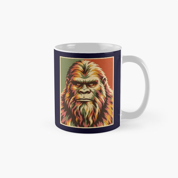 Item preview, Bigfoot Sasquatch Retro Wilderness Pop Art designed and sold by Swanny's Custom T-shirt and Gift Designs.