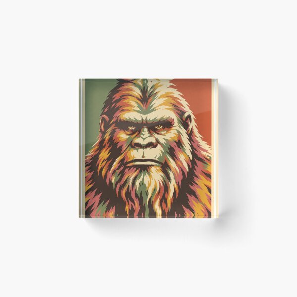 Item preview, Bigfoot Sasquatch Retro Wilderness Pop Art designed and sold by Swanny's Custom T-shirt and Gift Designs.