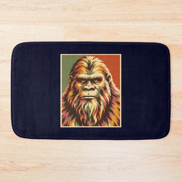 Artikelvorschau, Bigfoot Sasquatch Retro Wildnis Pop Art entworfen und verkauft von Swanny's Custom T-shirt and Gift Designs.