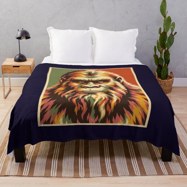 Item preview, Bigfoot Sasquatch Retro Wilderness Pop Art designed and sold by Swanny's Custom T-shirt and Gift Designs.
