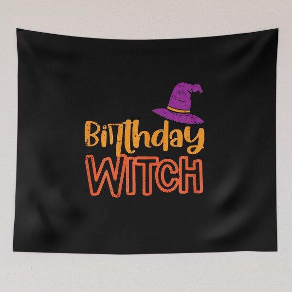 Item preview, Birthday Witch Funny Happy Halloween Party Girls Women Shirt designed and sold by Jessartsao.