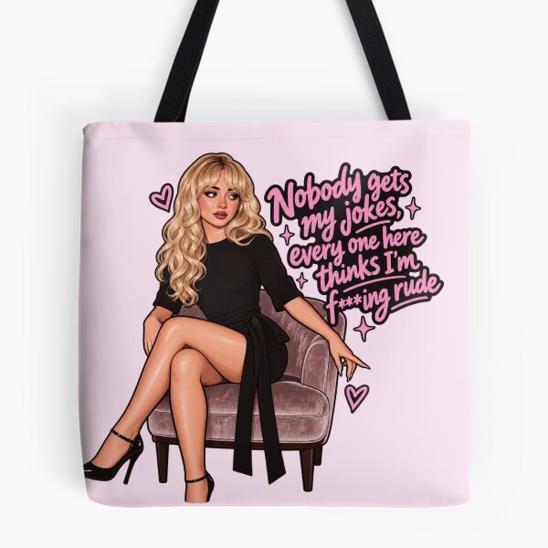 Item preview, Sabrina Carpenter, Nobody gets my jokes, every one here think I’m F***ing Rude' Print designed and sold by btluvs.
