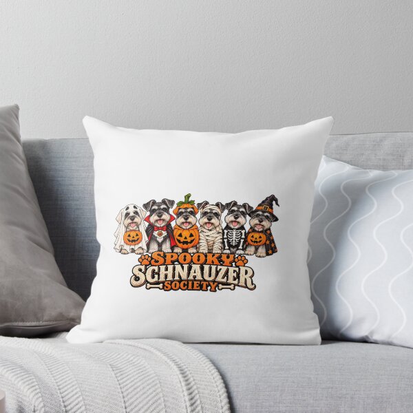 Item preview, Spooky Schnauzer Society Cute Funny Dog Halloween Costume Squad Graphic designed and sold by PixelForge Studio2.