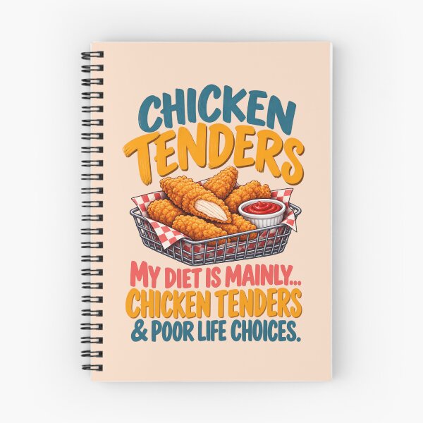 Item preview, Chicken Tenders Poor Life Choices Food Humor designed and sold by PunchDrop.