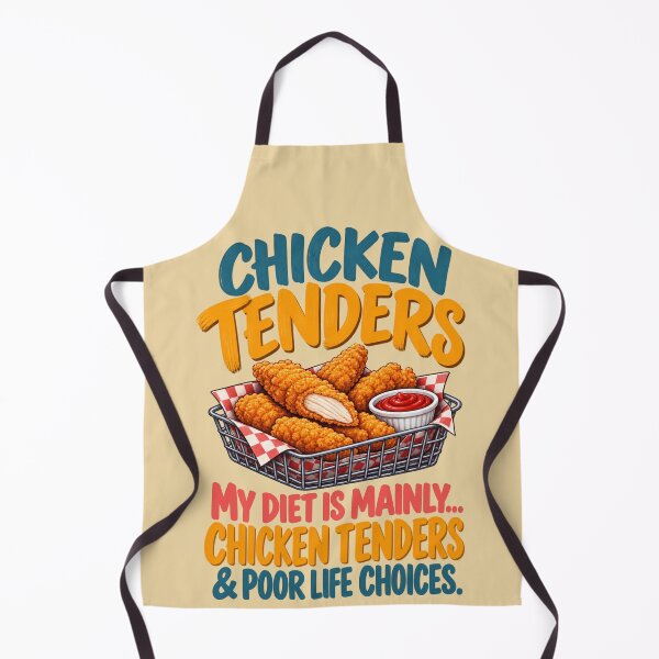 Item preview, Chicken Tenders Poor Life Choices Food Humor designed and sold by PunchDrop.