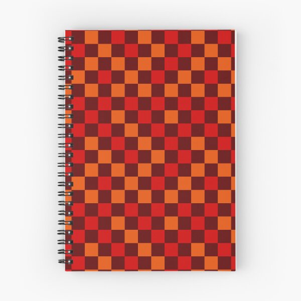 Item preview, Red Orange and Maroon Checkered  Design   designed and sold by PatternTitan.
