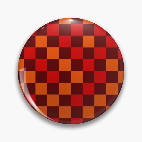 Item preview, Red Orange and Maroon Checkered  Design   designed and sold by PatternTitan.