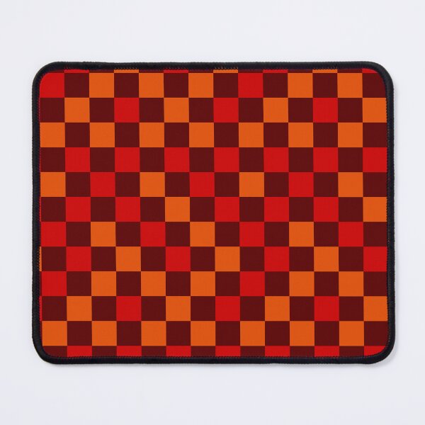 Item preview, Red Orange and Maroon Checkered Design designed and sold by PatternTitan.