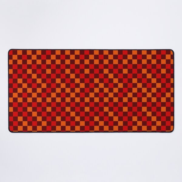 Item preview, Red Orange and Maroon Checkered  Design   designed and sold by PatternTitan.