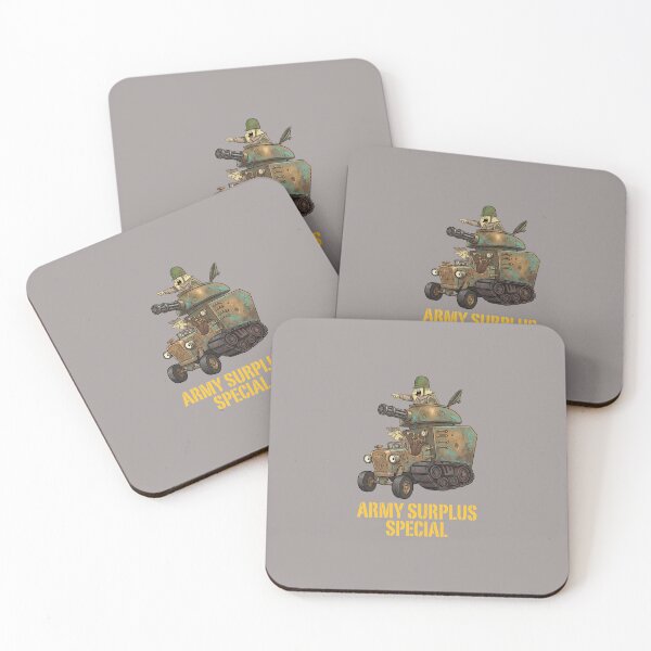 Item preview, Army Surplus Special Cartoon Tank Vintage Tee-49 designed and sold by GalinaHaas.