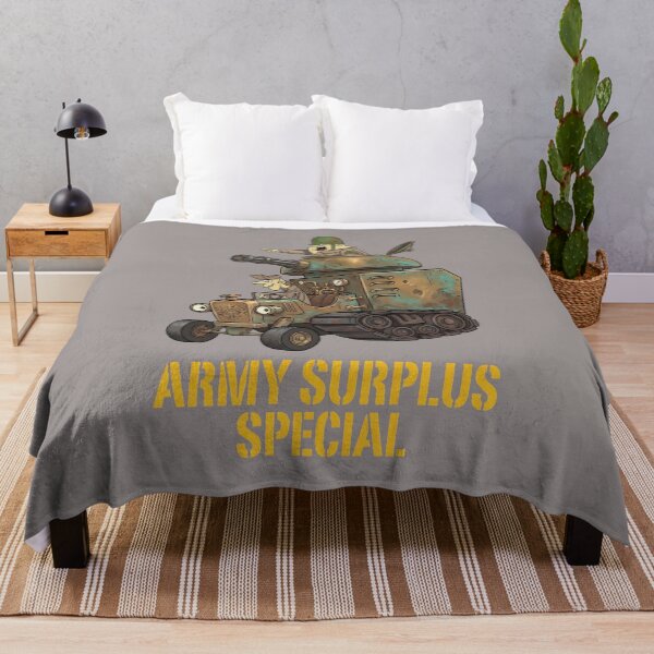 Item preview, Army Surplus Special Cartoon Tank Vintage Tee-49 designed and sold by GalinaHaas.