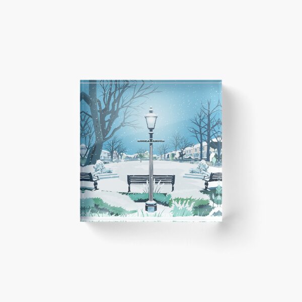 Item preview, Memorial Gardens, Hornsea (Snow) designed and sold by Richard O'Neill Art.
