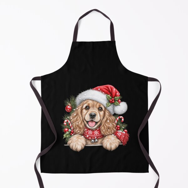 Item preview, English Cocker Spaniel Dog Christmas Santa Hat designed and sold by RuperDelois.