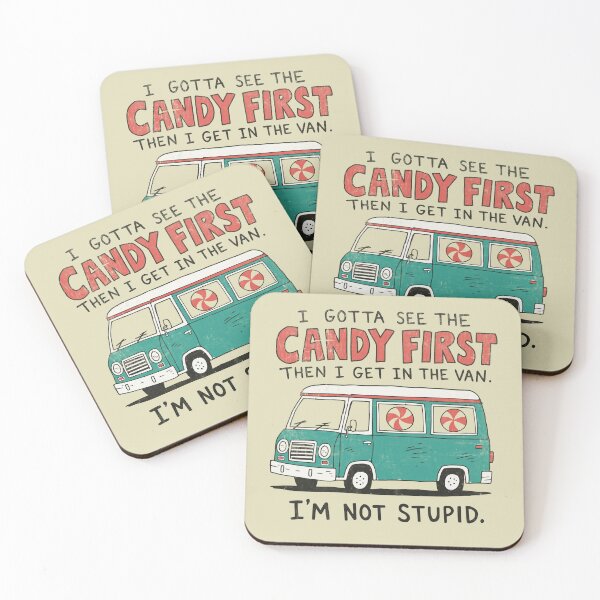 Item preview, Candy Van Caution Humor – Retro Sarcastic Quote designed and sold by Studio Bootleg.