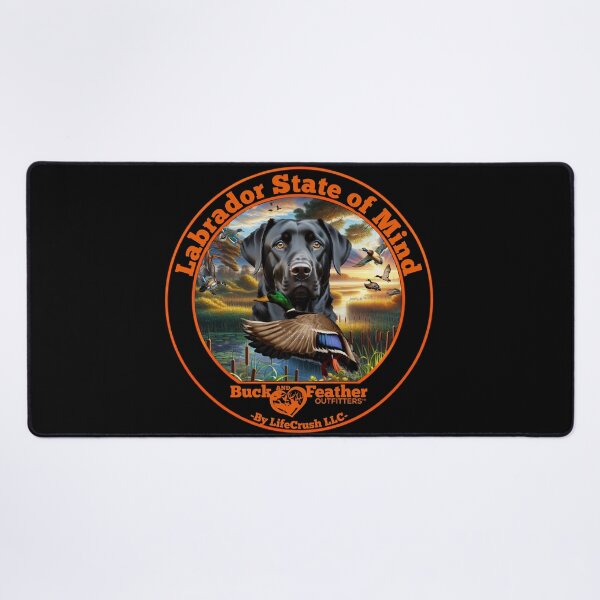 Item preview, Black Labrador and Mallard Duck Hunting designed and sold by LifeCrush.