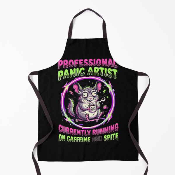 Item preview, Professional Panic Artist Running on Caffeine and Spite designed and sold by 4Titik.