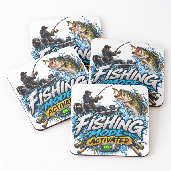 Item preview, Fishing Mode Activated | Bass Fishing Angler Design designed and sold by Red Rascasso.