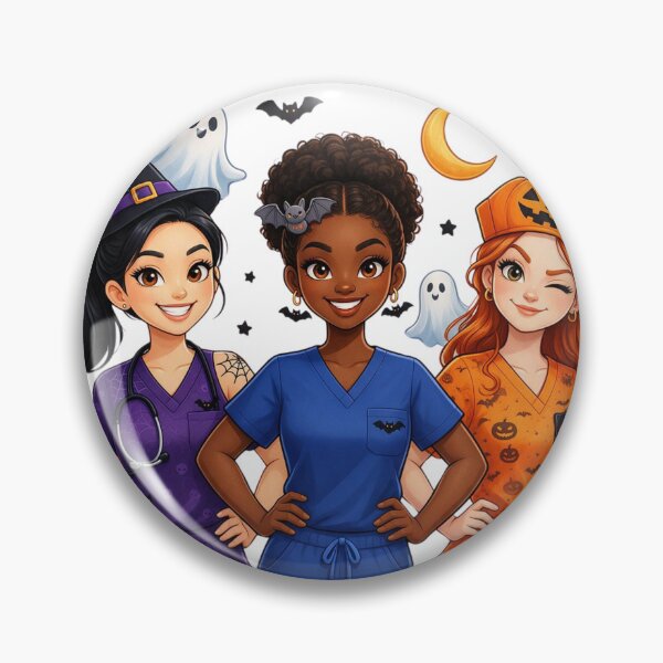 Item preview, Spooky Nurse Squad Halloween Nurse Team designed and sold by Zenith-Co.