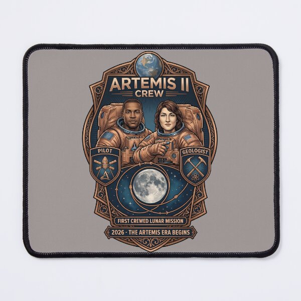 Item preview, Artemis II Crew Mission Patch Style T-Shirt-47 designed and sold by GalinaHaas.
