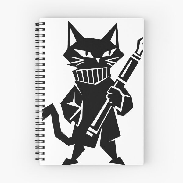 Item preview, Writer Cat with a Giant Fountain Pen designed and sold by matybrak.