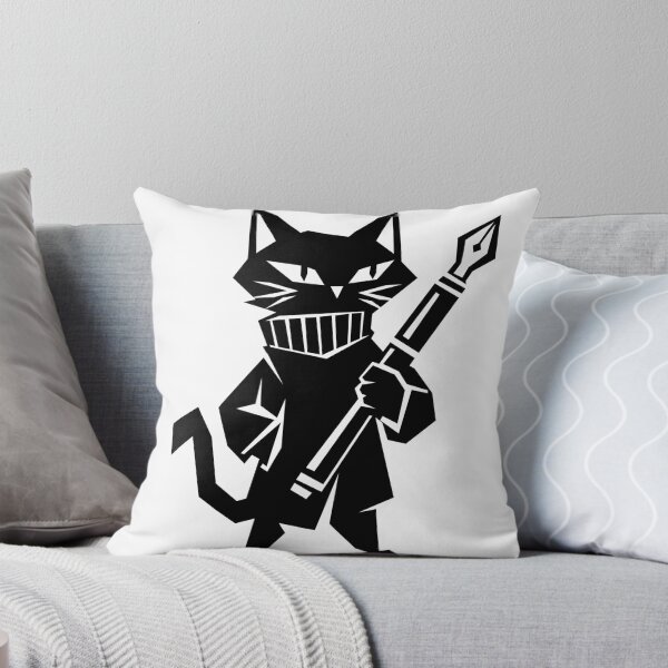 Item preview, Writer Cat with a Giant Fountain Pen designed and sold by matybrak.