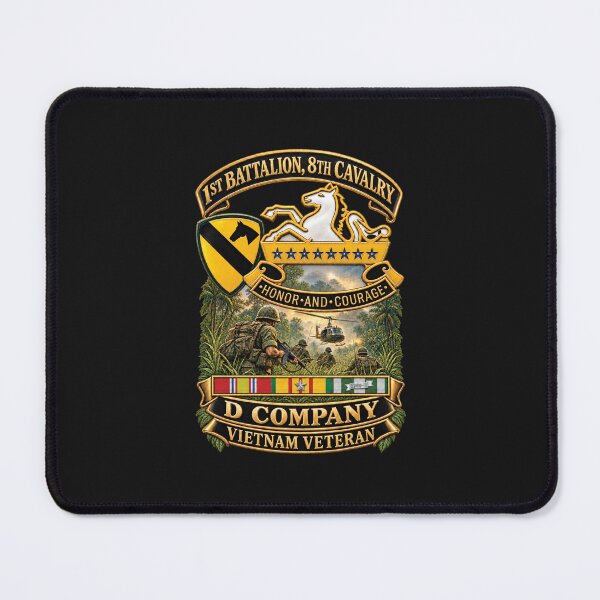 Item preview, 1st Battalion 8th Cavalry, Delta Company - w SSI - DUI - Helo - Patrol - 3D - Enhanced designed and sold by Military Insignia Products.