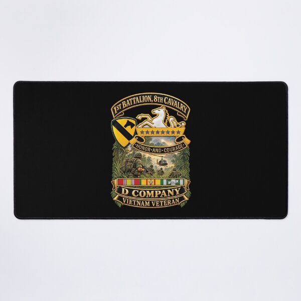 Item preview, 1st Battalion 8th Cavalry, Delta Company - w SSI - DUI - Helo - Patrol - 3D - Enhanced designed and sold by Military Insignia Products.