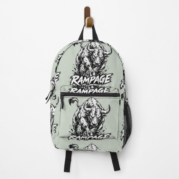 Item preview, Rampage Bull Charging Angry Beast Graphic Illustration designed and sold by anidiots-studio.