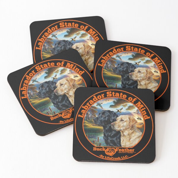 Item preview, Black Labrador and Mallard Duck Hunting designed and sold by LifeCrush.