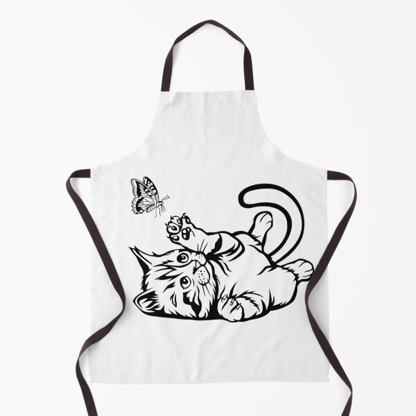 Item preview, cat cut and butterfly, cat shirt, cat sticker. designed and sold by Tonsala.